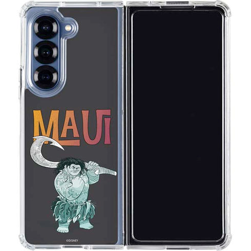 Disney Princess Moana Maui Galaxy Z Fold6 Clear Case